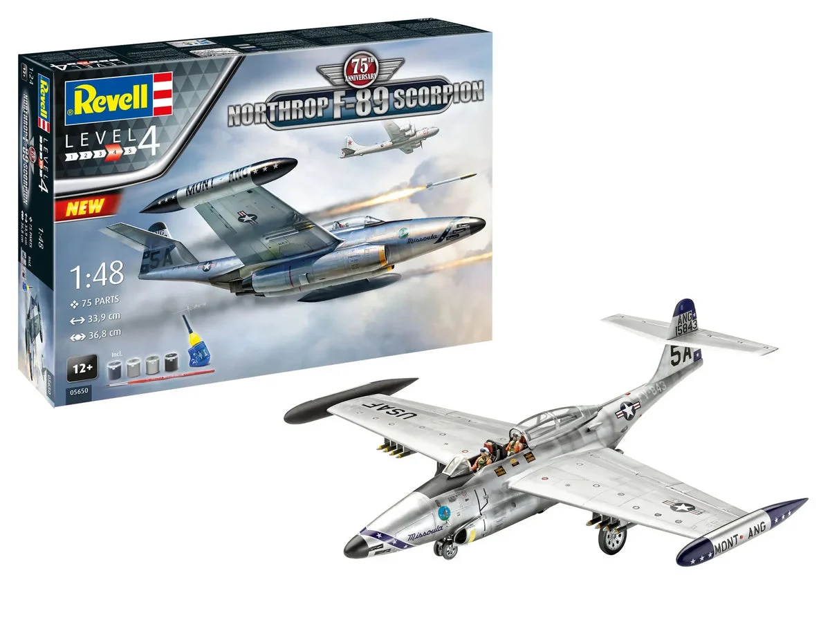 1/48 Revell Germany Geschenkset 75th Anniv. "Northrop F-89 Scorpion" 05650
