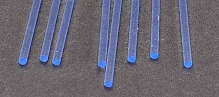 Plastruct 3/32" Fluorescent Blue Rod (FARB-3H/8 Pack) 90252