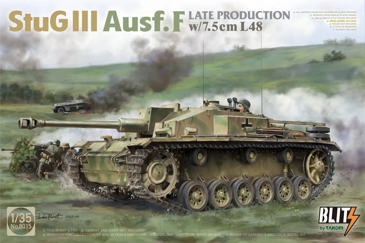 1/35 Takom Stug III Ausf. F Late Production 8015 - Takom Models