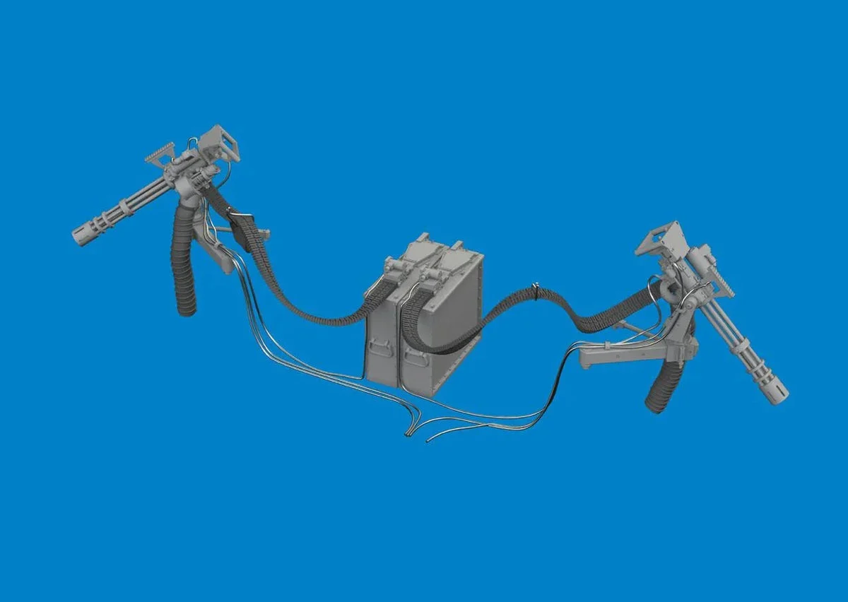 1/48 Eduard UH-60 miniguns M134 PRINT 6481125