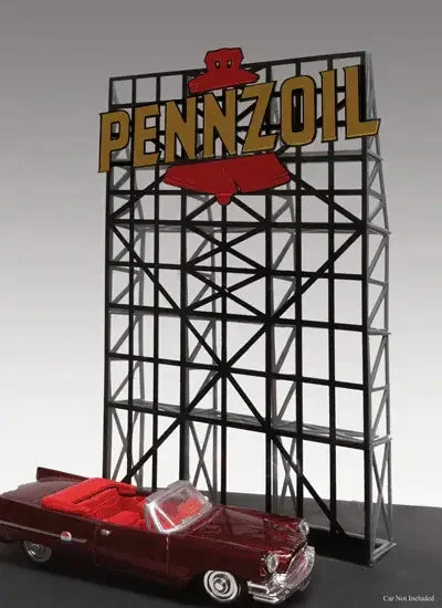 O/HO Miller Engineering Penzoil Gas Station Billboard 9061