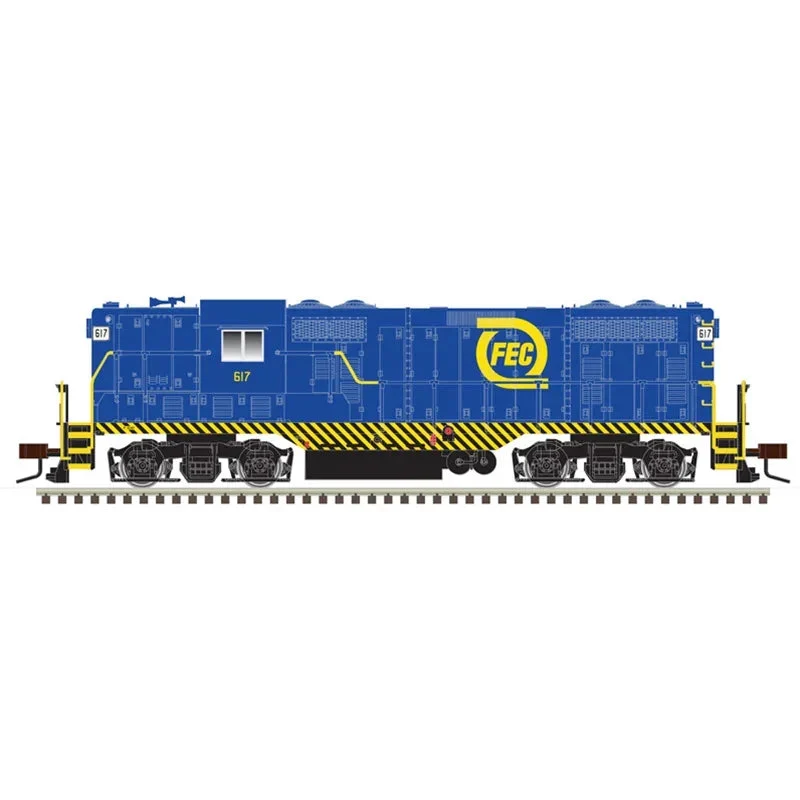 HO Atlas GP7 Gold Florida East Coast 620 (Blue/Yellow) - 10003951
