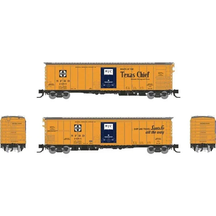 N Rapido Santa Fe RR-56 Mechanical Reefer: Texas Chief Slogan: 4-Pack 561003