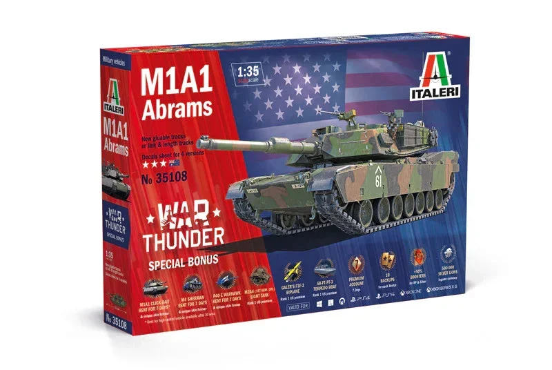 1/35 Italeri M1A1 Abrams - War Thunder 35108