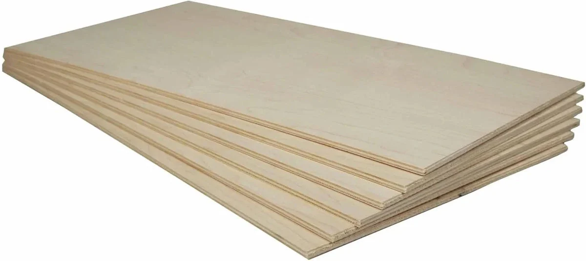 Midwest Maple Plywood 6mm (1/4) x 12 x 24" pkg(6) 5416 - Midwest Products