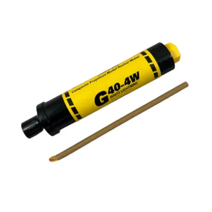 AeroTech G40-4W 29mm White Lightning Single-Use Motor 74004