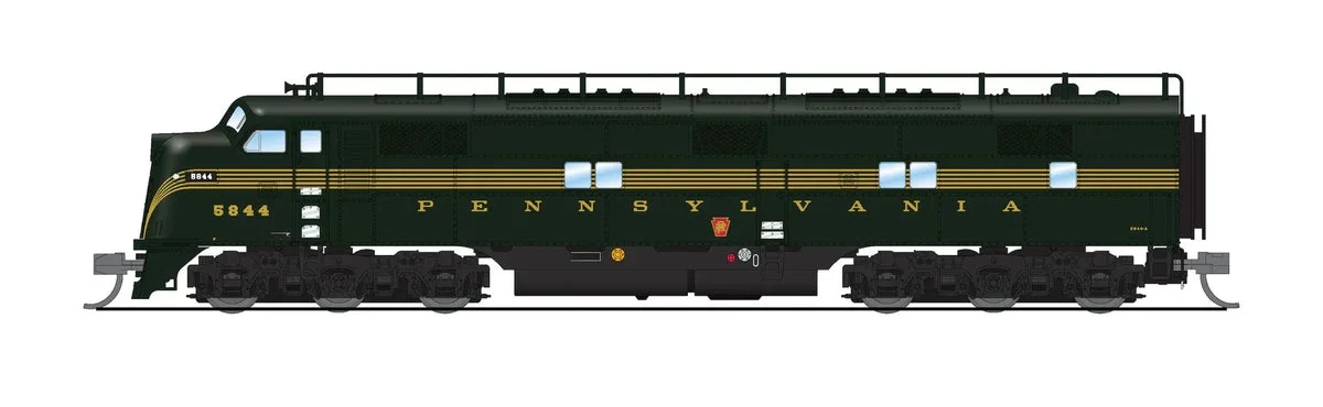 N Broadway Ltd EMD E7A PRR 5845A DGLE 5-Stripe, Paragon4 Sound/DC/DCC 8773