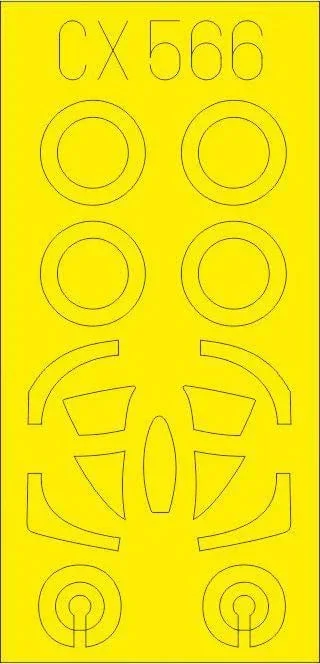 1/72 Eduard Paint Mask for HOBBY BOSS A-4F CX566