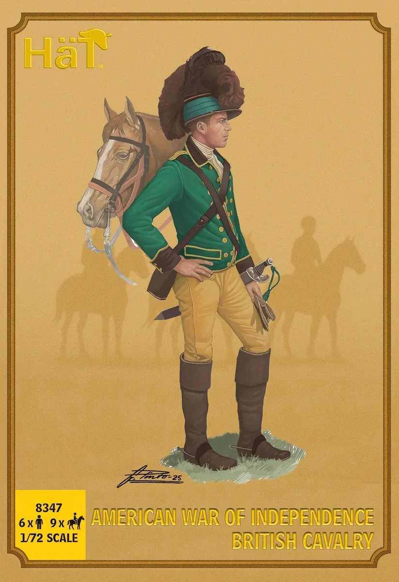 1/72 Hat Industries American War of Independence British Cavalry 8347