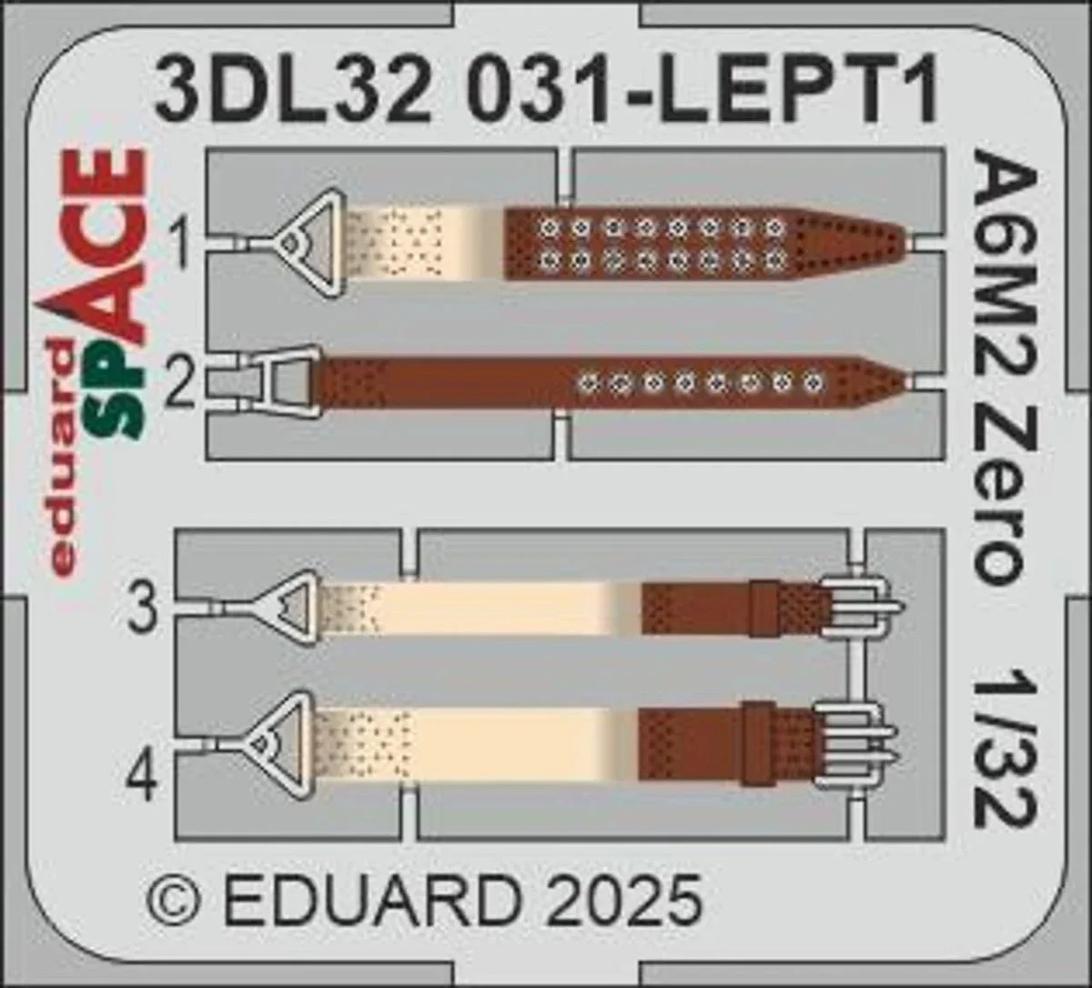 1/32 Eduard A6M2 Zero Space 3DL32031
