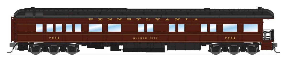 HO Broadway Ltd Z74D Business Car PRR 7504 "Quaker City" Late 1940's 8971
