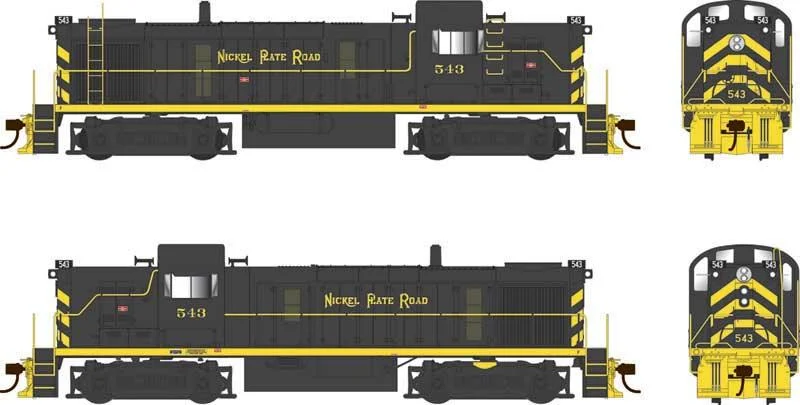 HO Bowser ALCo RS-3 Nickel Plate Road Cab #553 w/DCC & Sound 25218
