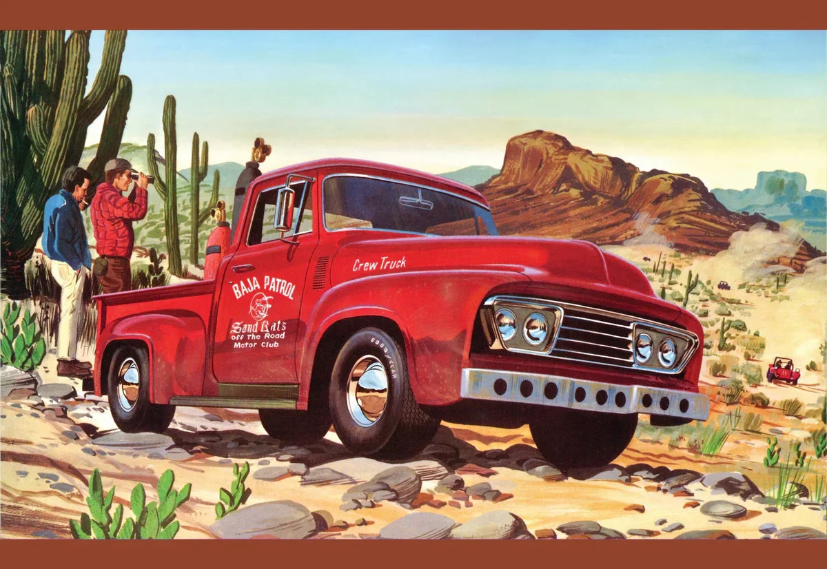 1/25 AMT 1953 Ford Pickup Baja Patrol 1505