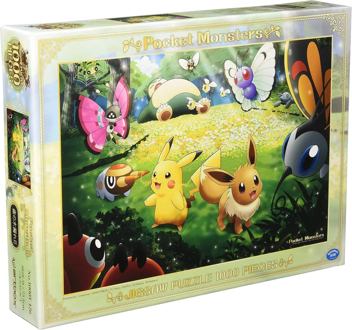 Ensky Puzzles Pokemon: Sunlight Through the Forest 52741 - Ensky Puzzles & Paper Theater