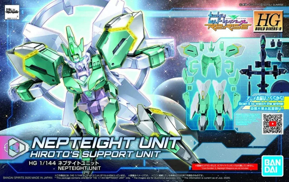 1/144 Bandai HG Build Divers:R Nepteight Unit 2509125 - Bandai Namco