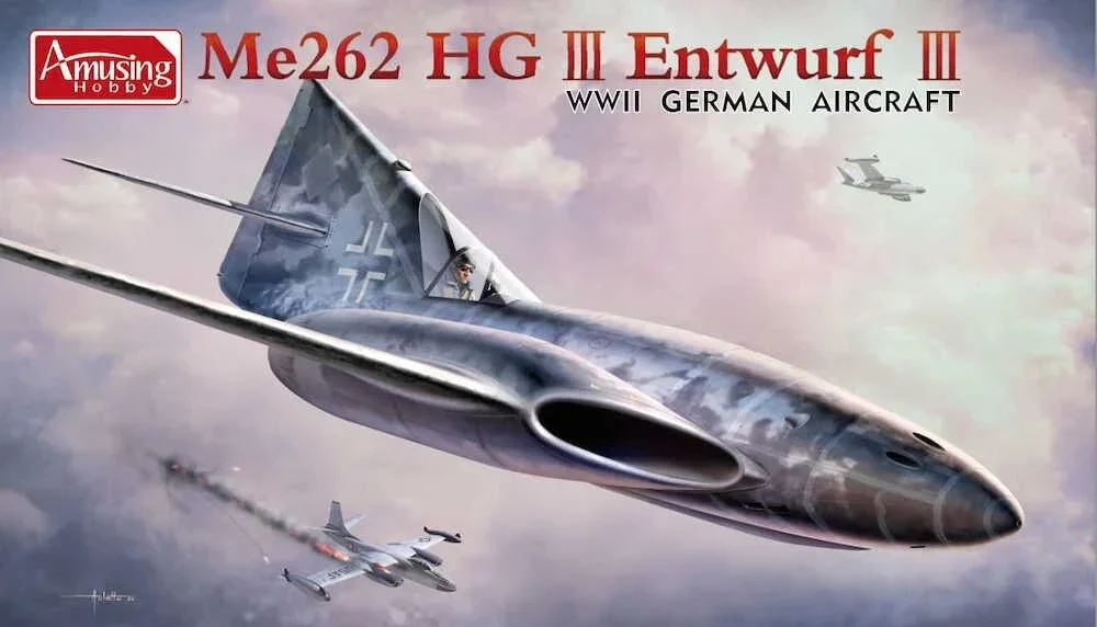 1/48 Amusing Hobby Me 262 HG III Entwurf III 48A005