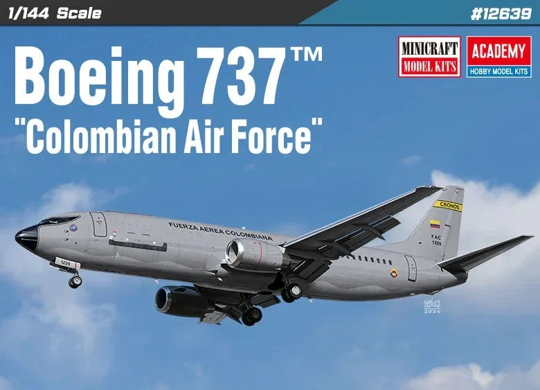 1/144 Academy Boeing 737 Colombian Air Force 12639 - Academy Models
