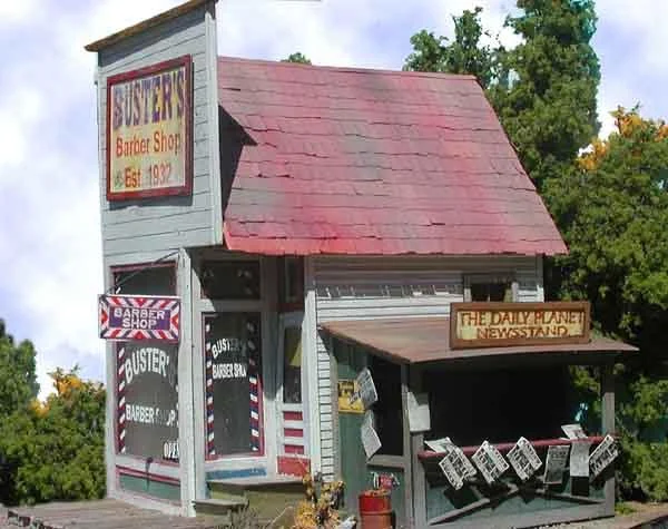O Scale Bar Mills Busters Barber Shop 0164 - Bar Mills Models
