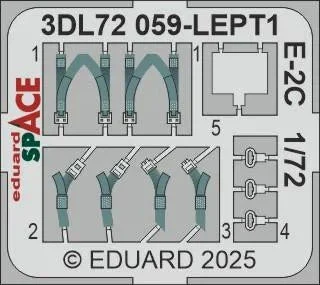 1/72 Eduard E-2C SPACE SPACE for HELLER kit 3DL72059