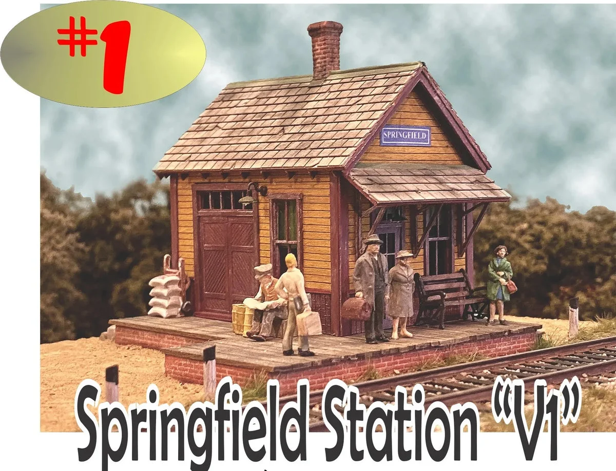 O Scale Bar Mills Springfield Stations V1 - 0264