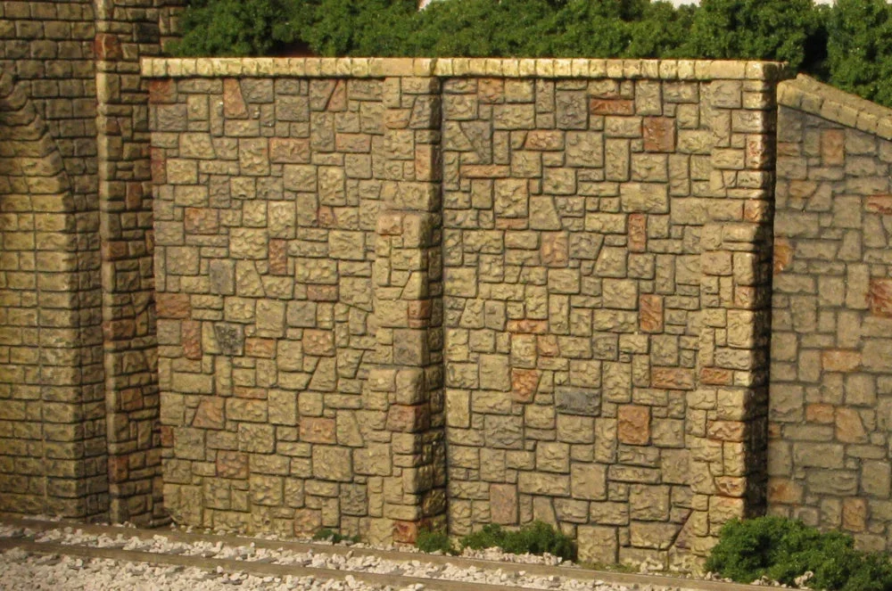 N Monroe Retaining Walls Random Stone 2 Pack #208 - Monroe Models