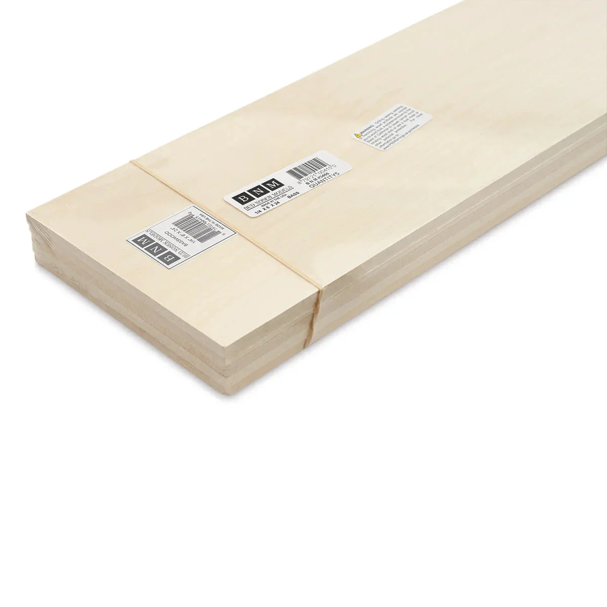 Bud Nosen Basswood Sheet 1/4" x 6" x 24" (5/pkg) 3466