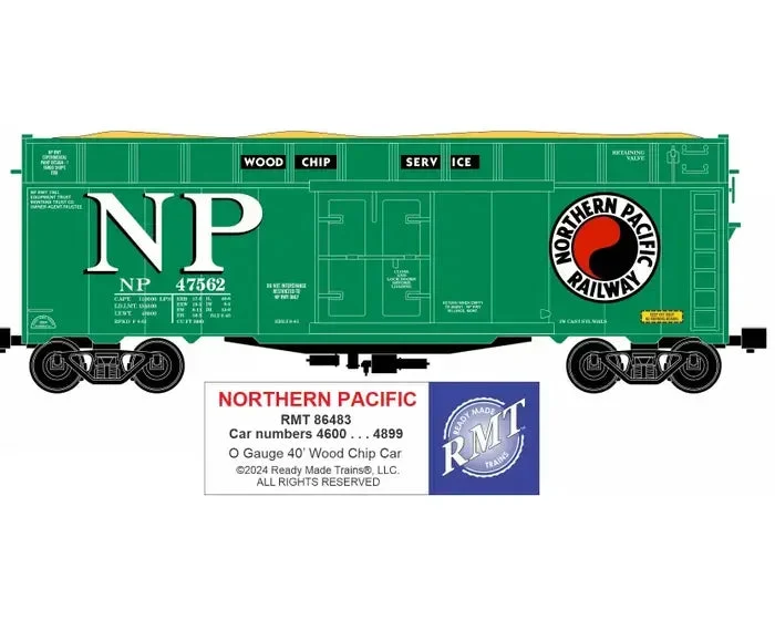 O RMT Woodchip Car Northern Pacific 86483 - Ready Made Trains