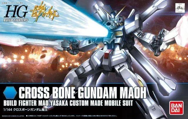 1/144 Bandai HGBF 014 Cross Bone Gundam Maoh 2256316 - Bandai Namco