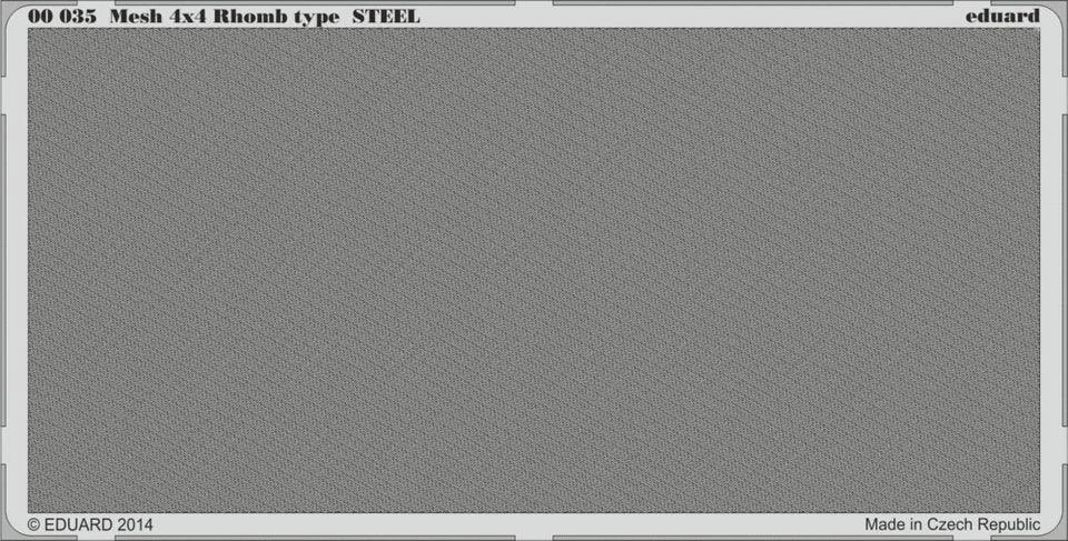Eduard Mesh 4x4 Rhomb Type Steel 00035