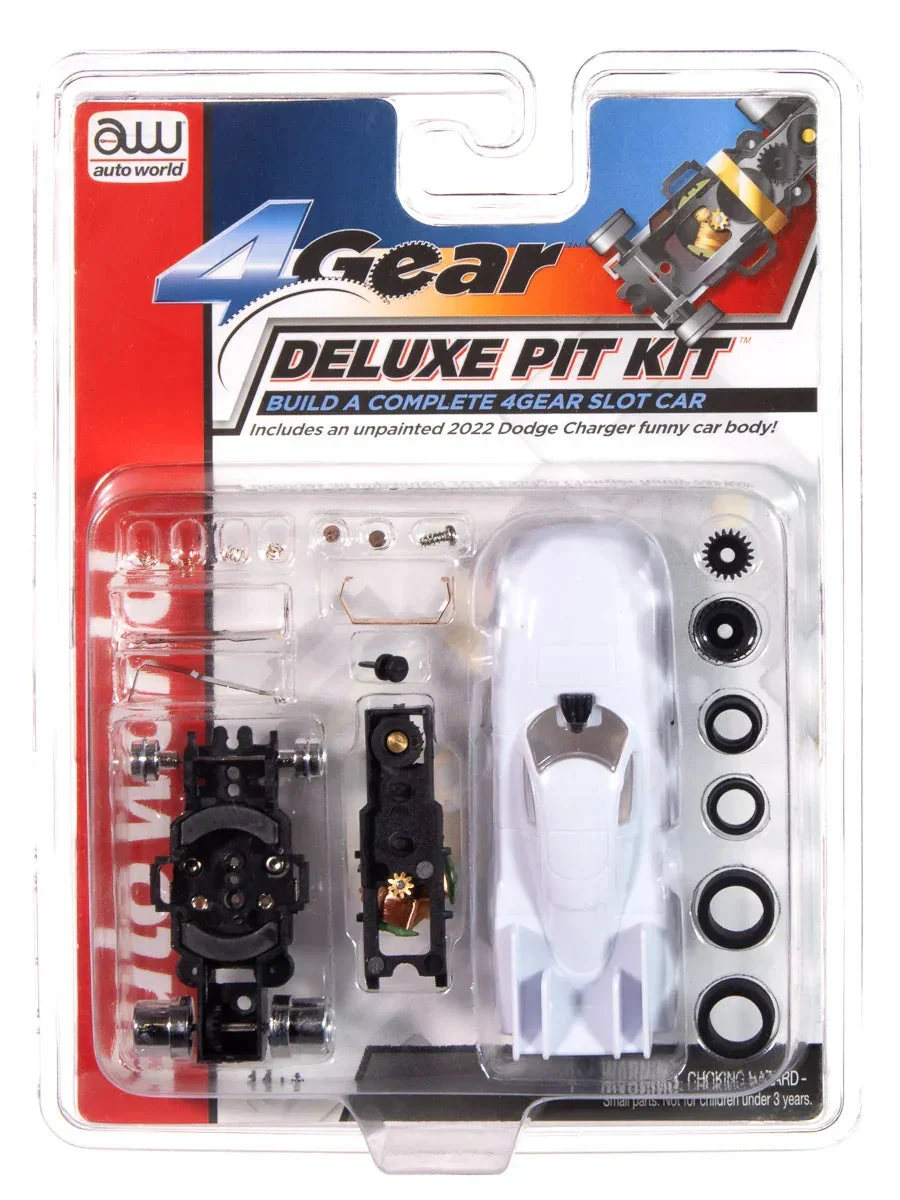 HO Auto World 4 Gear Deluxe Pit Kit (2022 Dodge Charger Funny Car) TRX137