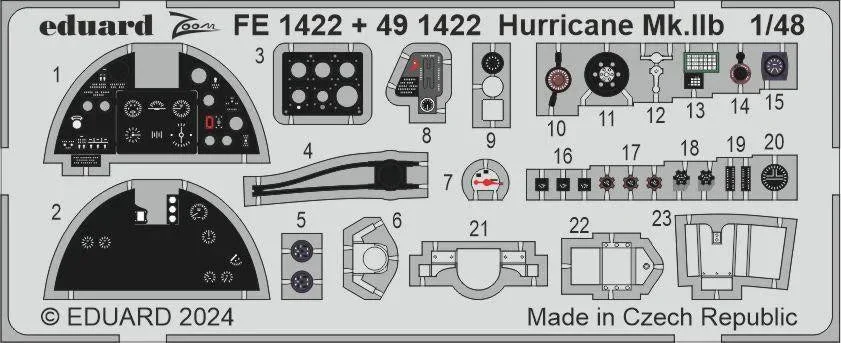 1/48 Eduard Hurricane Mk.IIb for ARMA HOBBY 491422