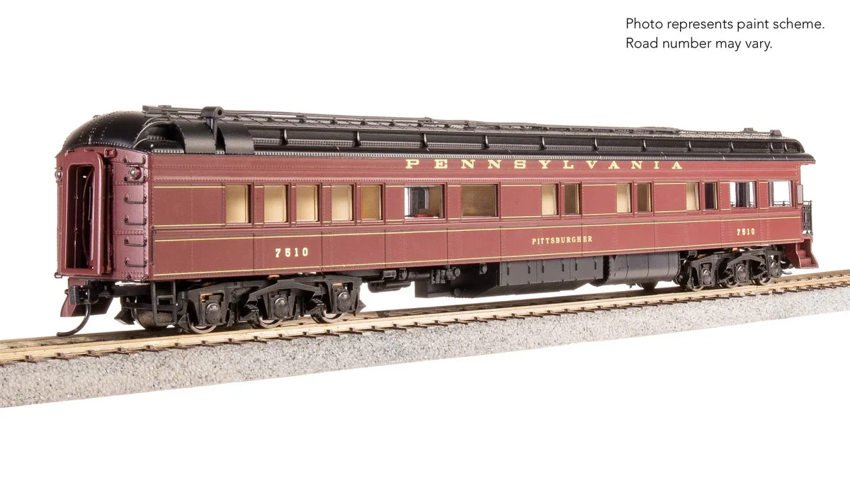 HO Broadway Ltd Z74D Business Car PRR 7510 "Pittsburgher" Late 1940's 8972