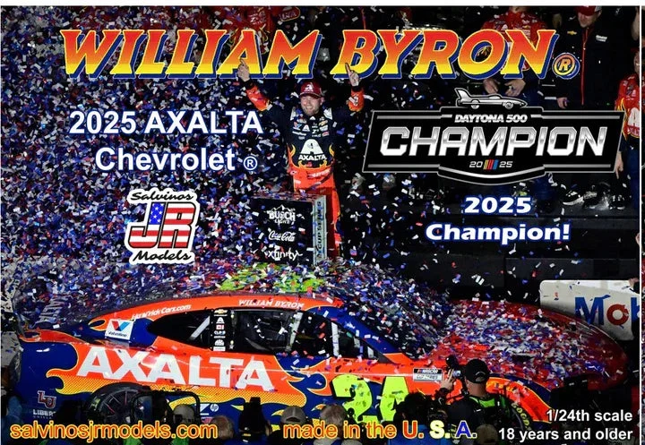 1/24 Salvino William Byron 2025 Daytona 500 - 47310