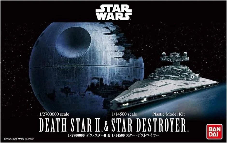 Bandai 1/2,700,000 Death Star II & 1/14,500 Star Destroyer 2419265 - Bandai Namco