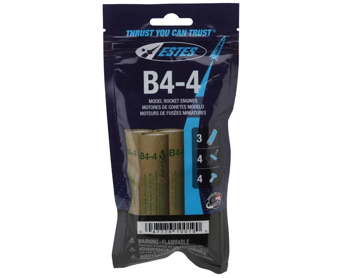 Estes Rockets B4-4 Rocket Engines 10019