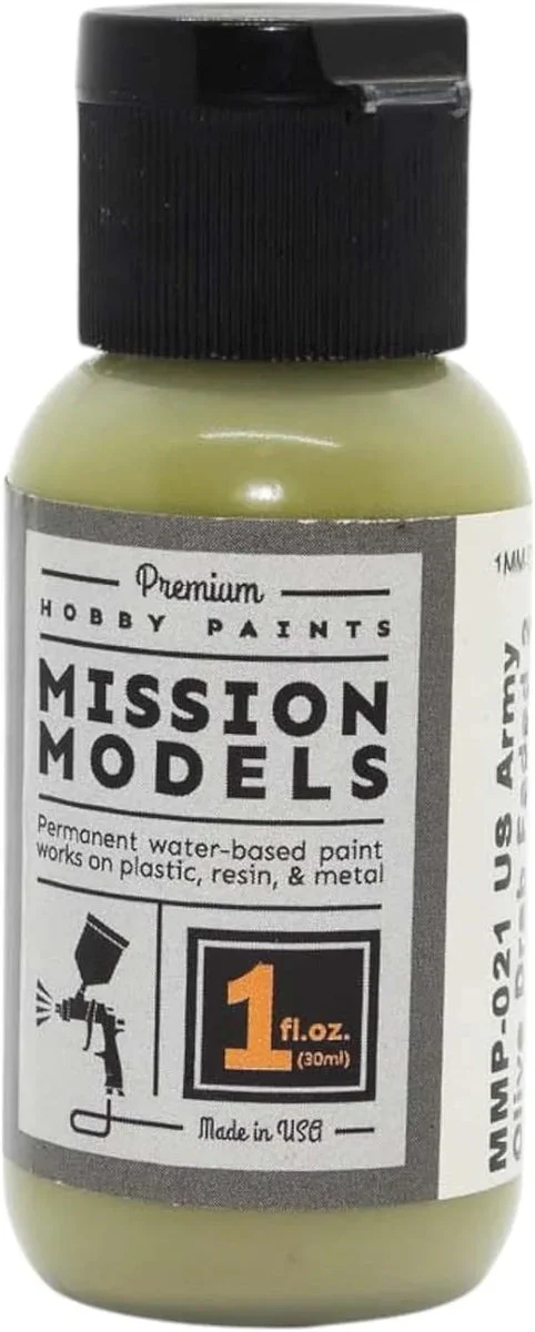 Mission Models US Army Olive Drab Faded 2 (1 oz.) MMP021 - Mission Model Paint