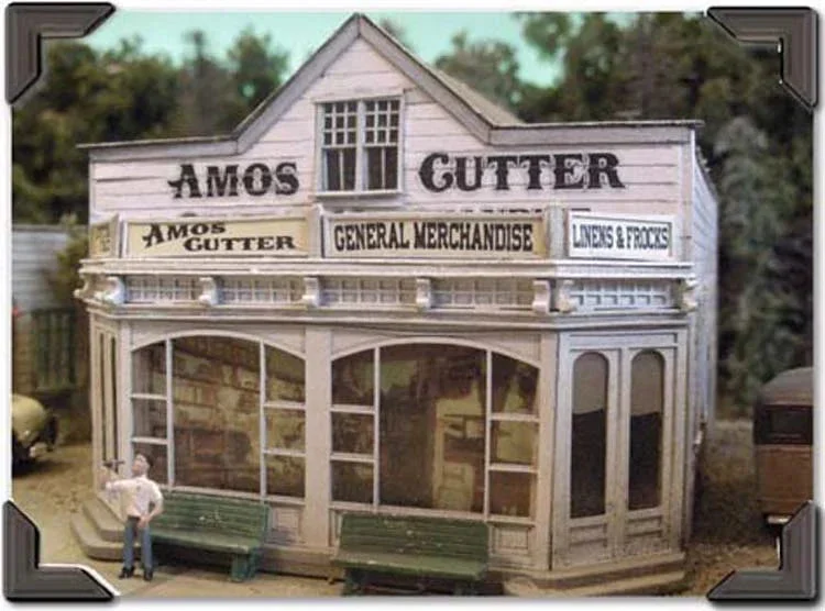 O Scale Bar Mills Amos Cutter's General Store 0504 - Bar Mills Models