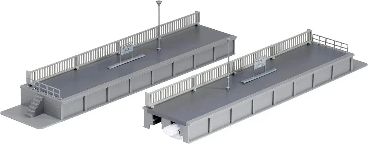 N Kato Unitrack One Sided Platform End Set 23180
