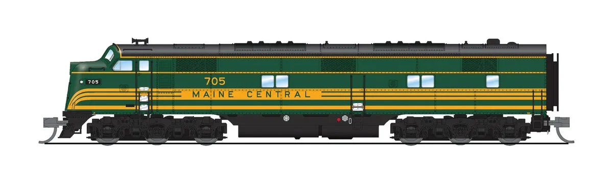 N Broadway Ltd EMD E7A MEC 708 Green & Dulux Gold, No-Sound/DCC-Ready 8793