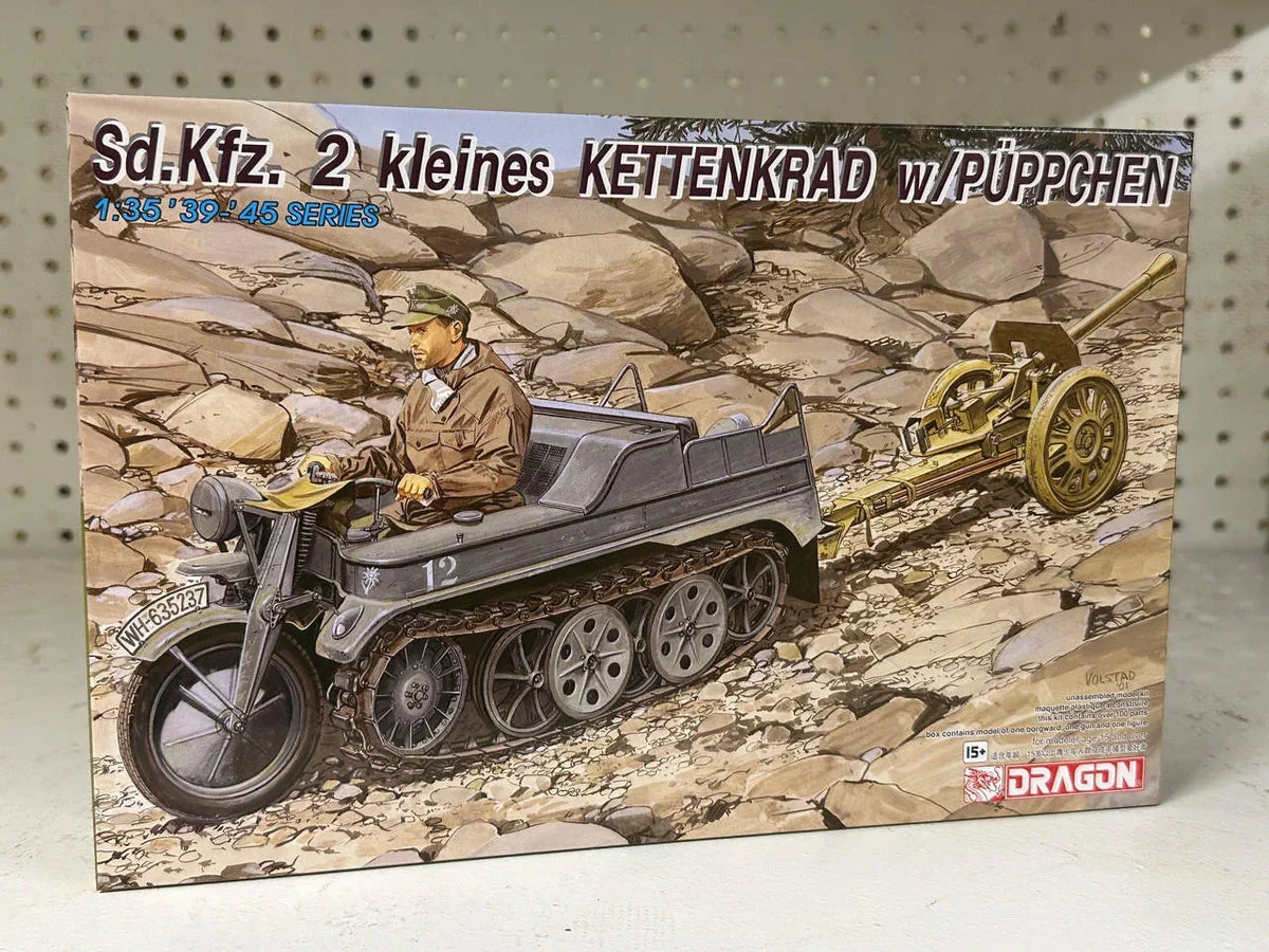 1/35 Dragon Model Sd.Kfz. 2 Kleines Kettenkrad w/Püppchen 6114 - Dragon Models