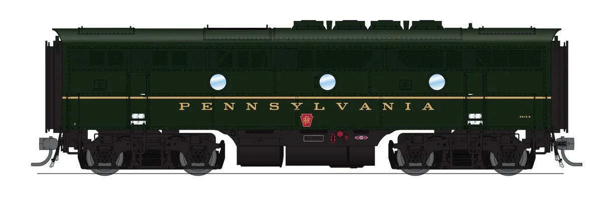 HO Broadway Ltd EMD F3B PRR 9513B DGLE Single Stripe Paragon4 Sound/DC/DCC 9675