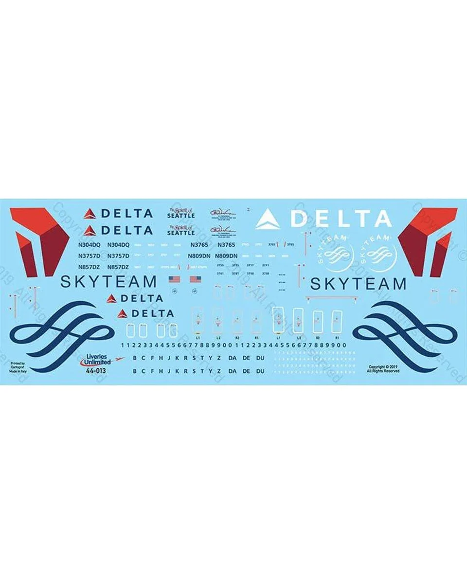 1/144 Fundekals DELTA 737NGs 44013