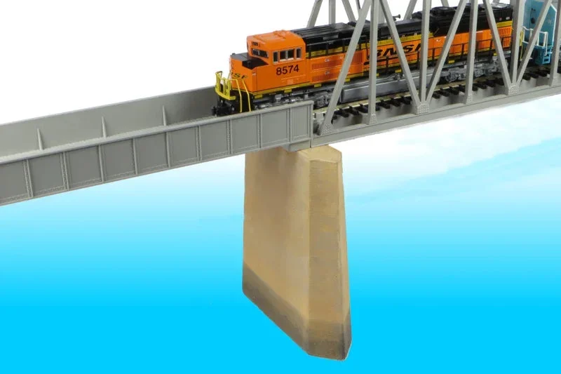 N Monroe Bridge Pier Board-Formed Concrete #257