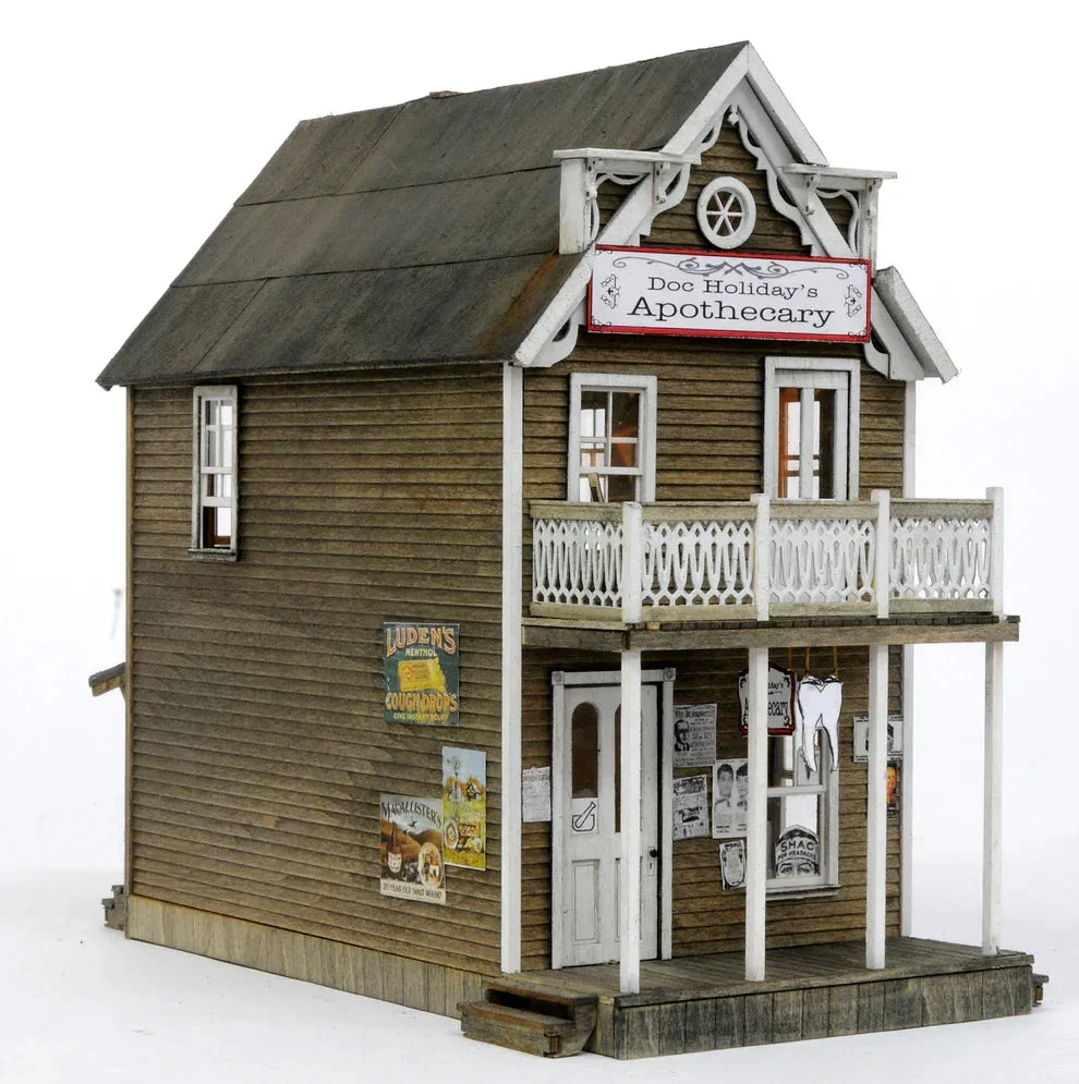 HO Banta Modelworks Doc Holiday's Apothecary #2145