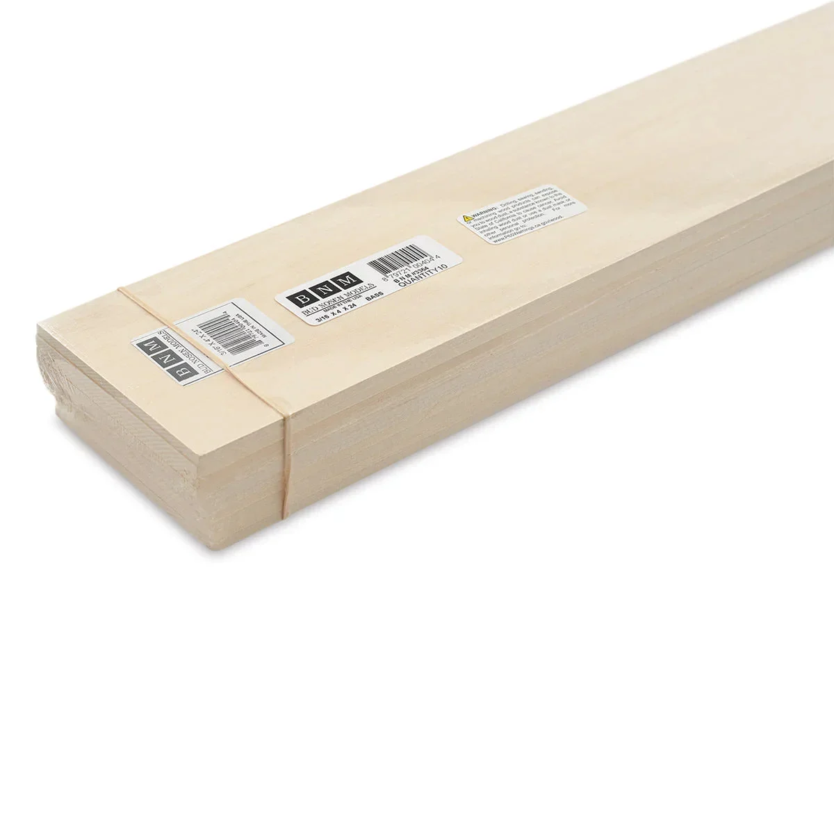 Bud Nosen Basswood Sheet 3/16" x 4" x 24" (10/pkg) 3364