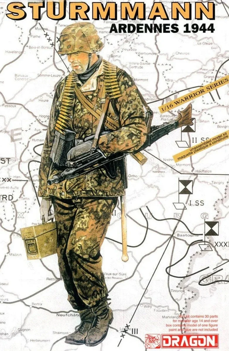 1/16 Dragon Model Sturmmann (Ardennes 1944) Figure Kit 1604 - Dragon Models