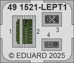 1/48 Eduard A6M5 (Mitsubishi) upgrade set Photo etched set for EDUARD kit 491521