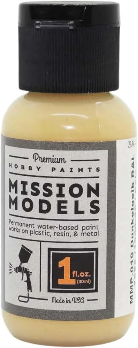 Mission Models Dunkelgelb Late 1944 RAL 7028 (1 oz.) MMP019 - Mission Model Paint