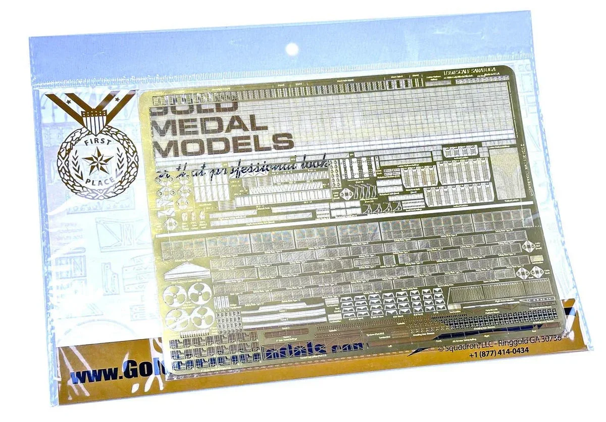 1/350 Gold Medal USS Saratoga Photo Etch Upgrade Set 350-39