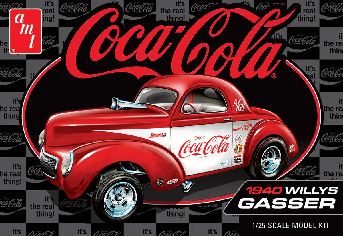 1/25 AMT 1940 Willys Coupe (Coke Race Team) 1492